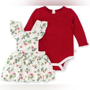 100% Organic Cotton and Toddler Layette Set, Nature's Holiday